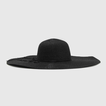 Sombrero rafia ala ancha 15 cm